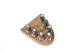 Walnussholz Design Display Doterra für 7 ätherische Öle 15 ml Fl. Nr.18
