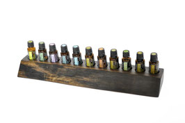 Mooreichenholz Design Display Doterra/Primavera für 11 ätherische Öle 15 ml Fl. Nr.4