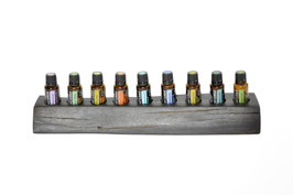 Mooreichenholz Design Display Doterra für 9 ätherische Öle 15 ml Fl. Nr.1