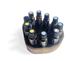 Grenadilholz Aufsteller/Display für 10 ätherische Öle von dōTERRA 15 ml Fl. Nr.7