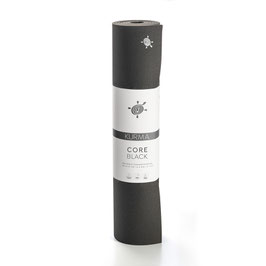 Kurma Yogamatte Core Black 185/200 x 60/66/80/100 cm x 6,5 mm PVC