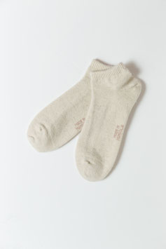 ひつじナチュラルウール (ナチュラルホワイト薄手・スポーツ)  Sheepwool socks 羊毛靴下　保温性抜群・蒸れない・あったか！
