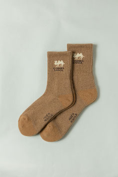 ラクダウールソックス厚手  CAMEL NATURAL WOOL SOCKS   優れた保温力！ふんわりあったか！