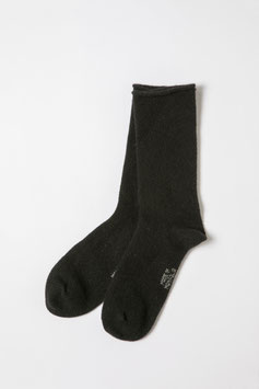 ひつじナチュラルウール黒薄手ゆったり  Sheep natural wool socks 羊毛靴下　保温性抜群・蒸れない・あったか！ 2024年1月4日再入荷♪♪
