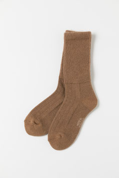 無地ラクダウールソックス厚手  CAMEL WOOL SOCKS   希少！優れた保温力！ふんわりあったか！ 2024年1月4日再入荷♪