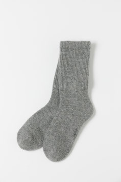 2022年10月　再入荷　ひつじナチュラルウール (ライトグレー厚手)  Sheepwool socks 羊毛靴下　保温性抜群・蒸れない・あったか！