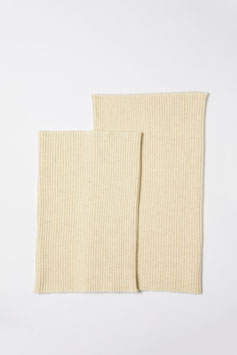 羊毛ネックウォーマー兼腹巻　ナチュラルホワイト