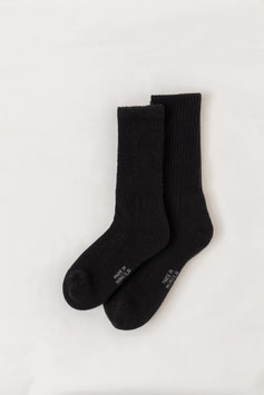 厚手黒 Sheepwool socks 羊毛靴下　保温性抜群・蒸れない・あったか！
