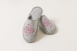 羊毛スリッパレディース　 ハンドメイド♪