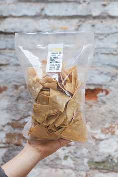 TOTOPOS MAÍZ BLANCO CORTADOS A MANO