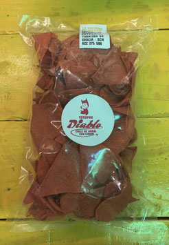 TOTOPOS MAÍZ DIABLO DE CHILE DE ARBOL CON LIMON VERDE