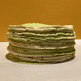 TORTILLA DE MAÍZ BLANCO CON TOMATILLO VERDE Y CILANTRO (MASECA)