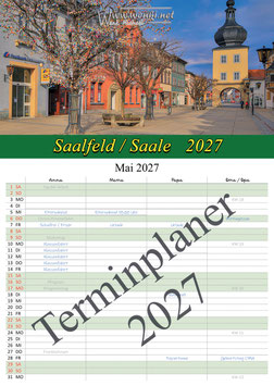 Terminplaner Saalfeld 2027