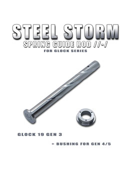 Asta Guida Molla STEEL STORM per Glock 19 "ALLGEN" codice: 1000255