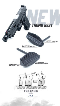 TRS Thumb Rest per serie Canik codice 1000284