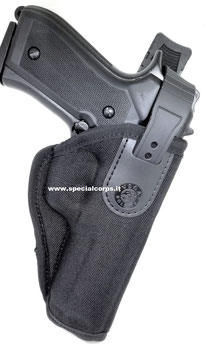 Fondina Vega cordura fianco FA261 per pistola medium auto serie FA2 beretta gloc 