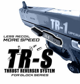 TR-1upgrade® T.R.S. Thrust Reverser System Appoggia pollice per serie Glock Type TWO codice: 1000201