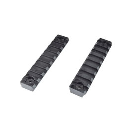 SLITTA STANDARD 20MM 9 SLOTS PER M-LOK NERO - 2 PEZZI (JS-MLR9)