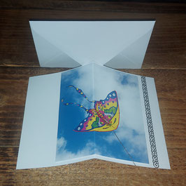 3D Grusskarte Drache