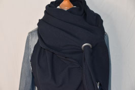 Dreieckstuch in Marine Ottoman Jersey