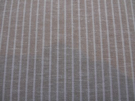 Leinen/Viscose mit Streifen