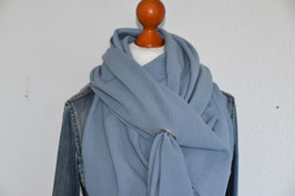 Dreieckstuch  Ottoman Jersey in Hellblau
