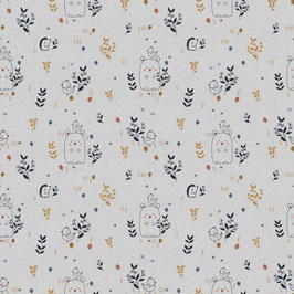 Jersey Bär ,Light Grey Melange