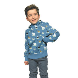 Soft Sweat BIO Arctic World in der Farbe: Blue Shadow