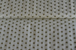 Weihnachten Sterne Gold auf Beige