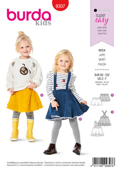burda Kids Schnittmuster 9307