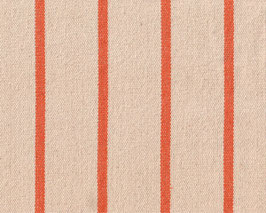 Polsterstoff Canvas - St Trop - Gestreift Orange - STO120