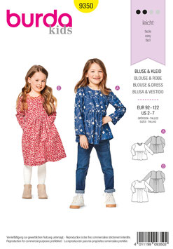 burda Kids Schnittmuster 9350