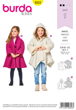 burda Kids Schnittmuster 9353
