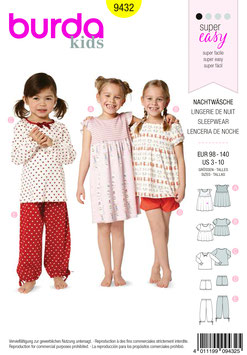 burda Kids Schnittmuster 9432