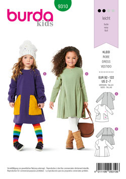 burda Kids Schnittmuster 9310