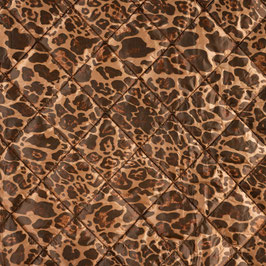 Steppstoff - Quilt Print Leopard Dark Brown- 25Q174