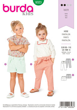 burda Kids Schnittmuster 9323
