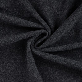 Merino Wool Fleece - Antracite Melange - 26Q109