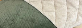 Steppstoff-Quilt Washed Cord Bonded Camel olive grün 25Q185
