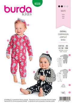 burda Kids Schnittmuster 9328