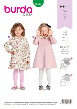 burda Kids Schnittmuster 9332