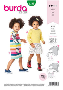 burda Kids Schnittmuster 9296
