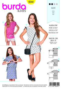 burda Kids Schnittmuster 9344