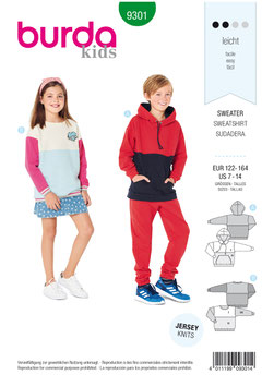 burda Kids Schnittmuster 9301