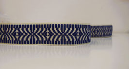 Gurtband - 40mm - Arch Ivory/Roi Blue 25VX100