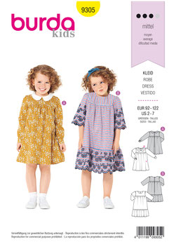 burda Kids Schnittmuster 9305