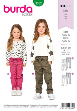 burda Kids Schnittmuster 9352