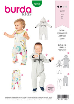 burda Kids Schnittmuster 9299