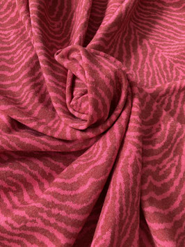 Organic Jacquard-Strick - Fuchsia - PIY115