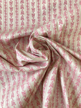 Baumwolle - creme/rosa - 25UR108